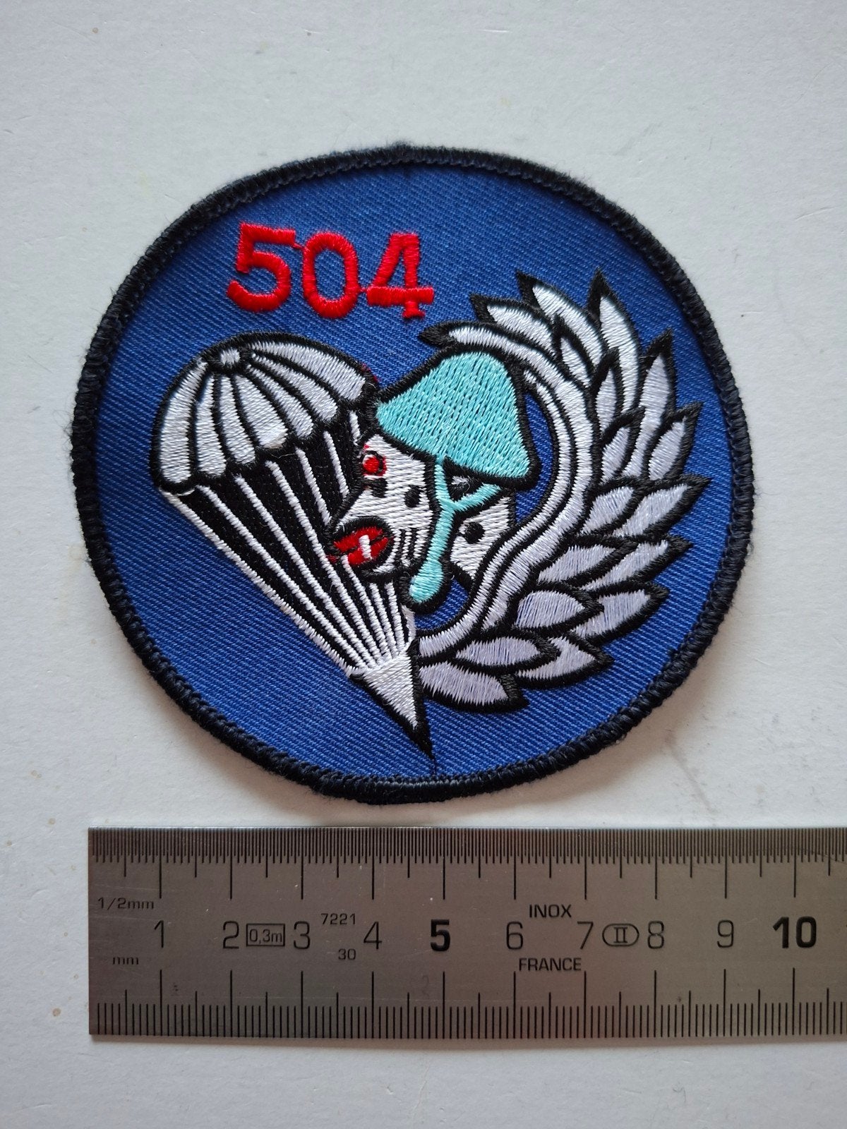 us embleem 504th parachute infantry regiment, Ophalen of Verzenden, Landmacht, Amerika, Embleem of Badge