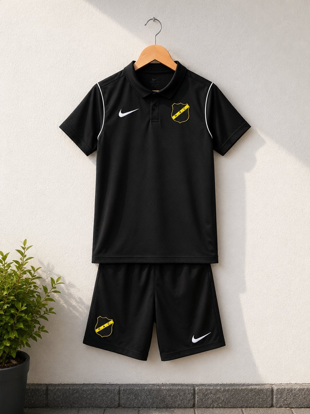 Nike NAC Breda Trainingsset Zwart - Shirt & Broekje, Zwart, Nieuw, Overige maten, Ophalen of Verzenden