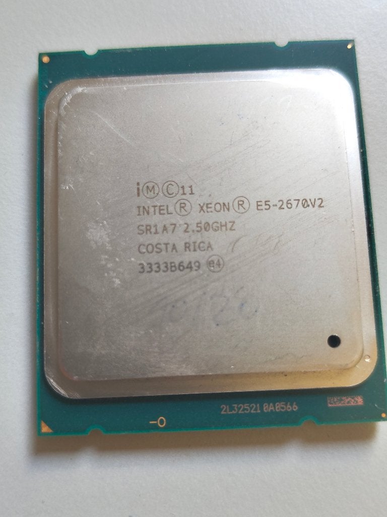 Xeon e5 2670v2, Gebruikt, Intel Xeon, 10-core, 3 tot 4 Ghz