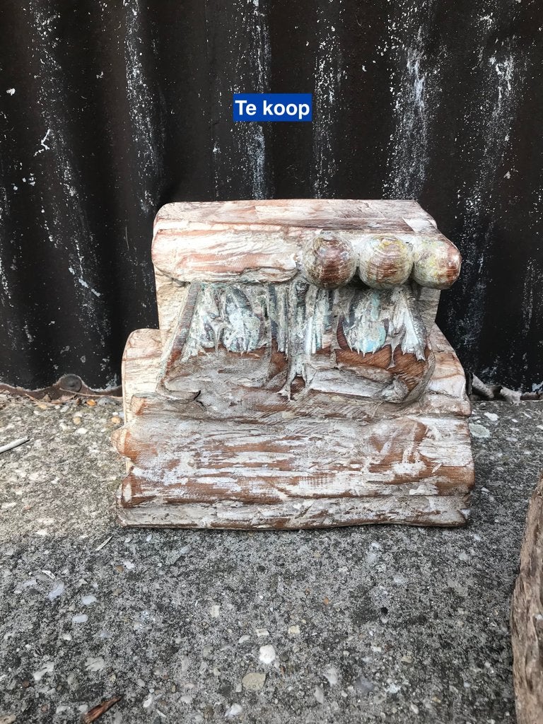 Indiase brokken oud hout houtsnijwerk India ter decoratie, Meerkleurig, Nieuw, Ophalen of Verzenden, Schipluidenlaan 20 5035KJ Tilburg
