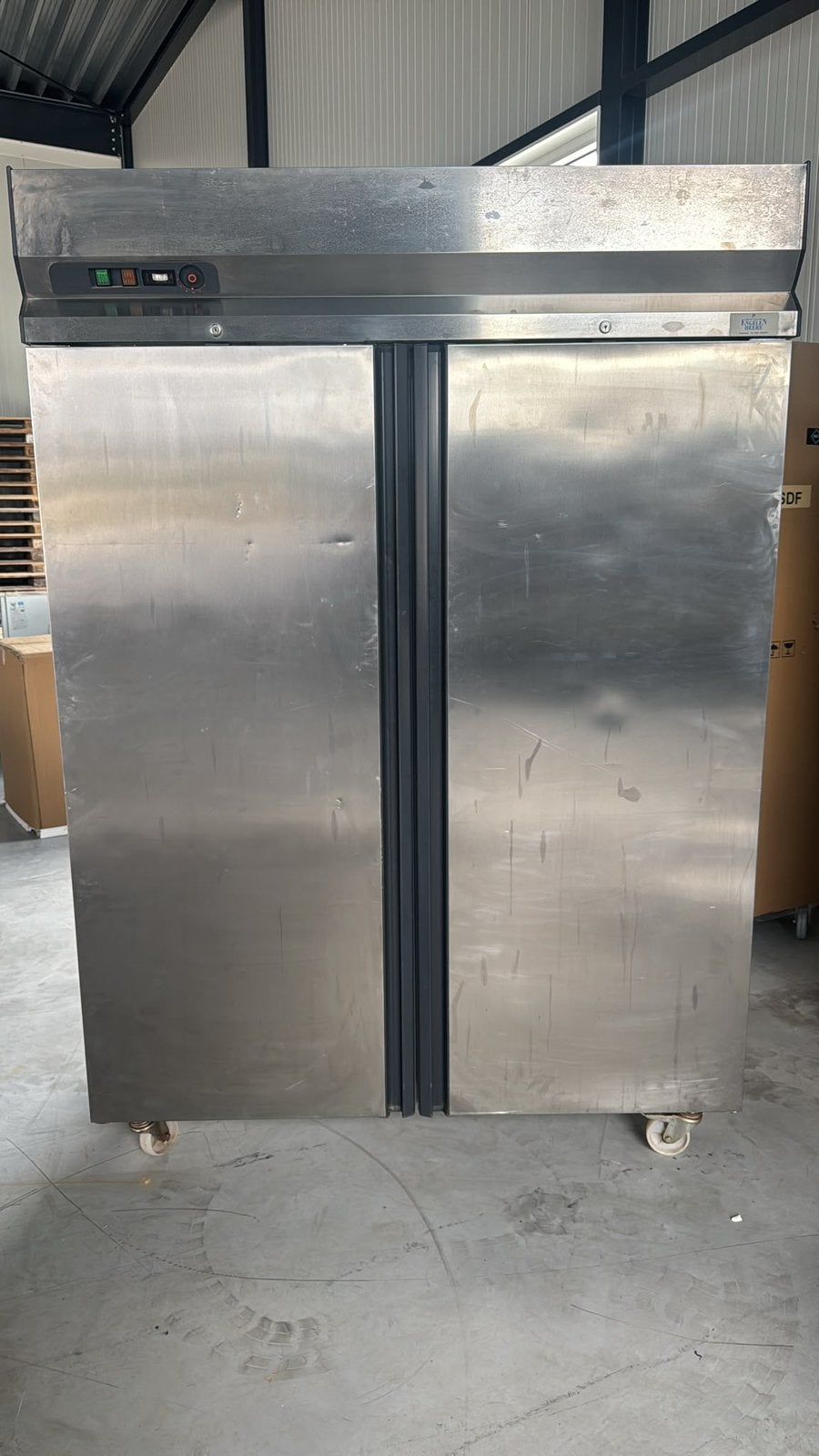 RVS Dubbeldeurs Koelkast 1400 L, Ophalen