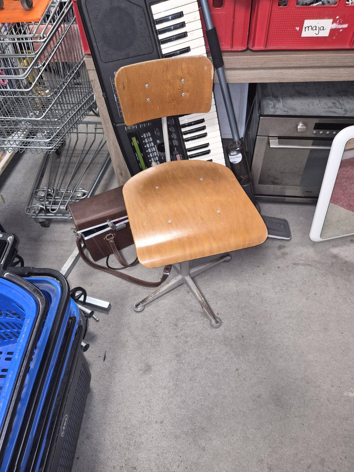 Vintage Bureaustoel friso kramer - Verstelbaar, Gebruikt, Overige kleuren, Vintage, Industrieel, Ophalen of Verzenden