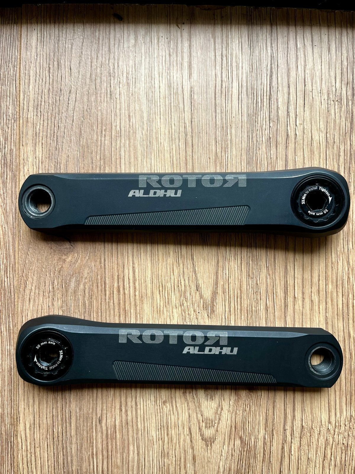 Rotor Aldhu 170mm 30mm axle, Crankstel of Pedalen, Ophalen of Verzenden, Zo goed als nieuw, Aluminium