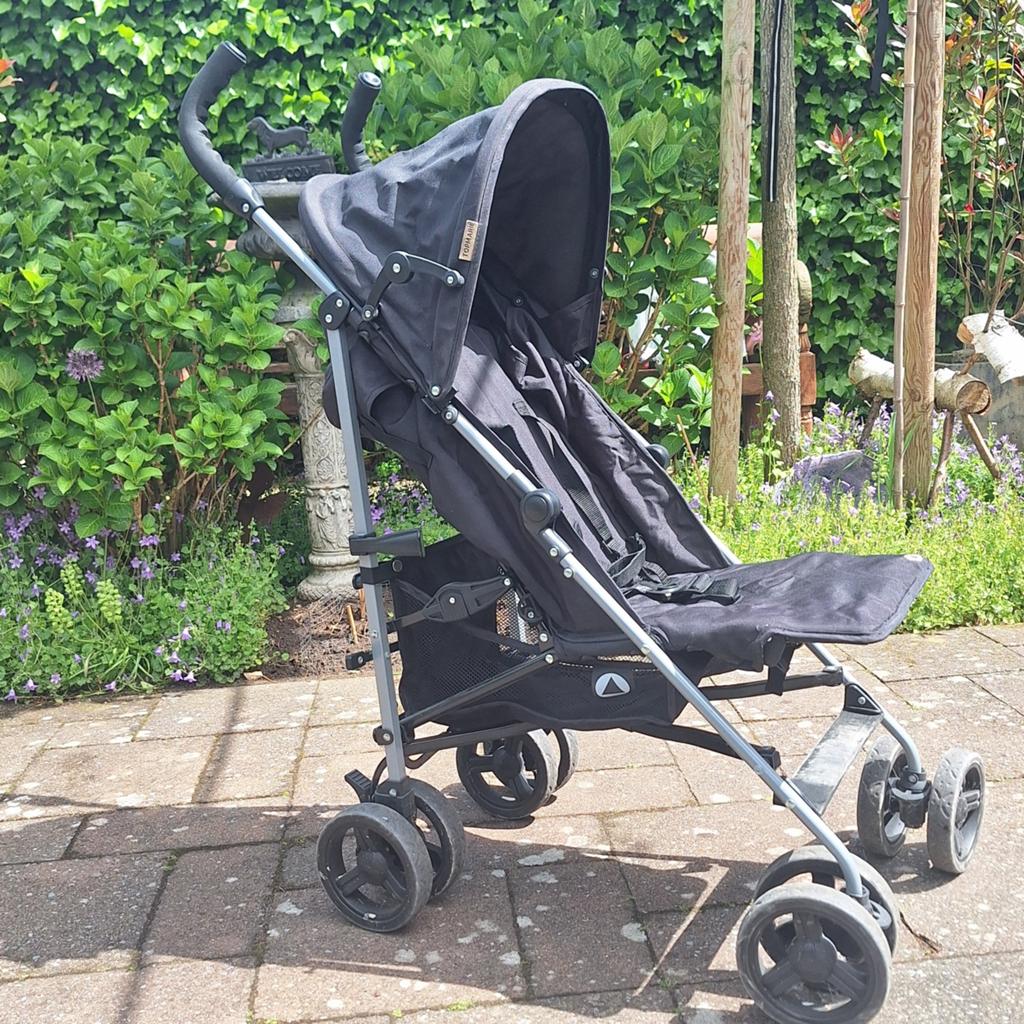 Compacte en lichte buggy, ideaal voor onderweg, Ophalen, Gebruikt, Overige merken, Verstelbare rugleuning