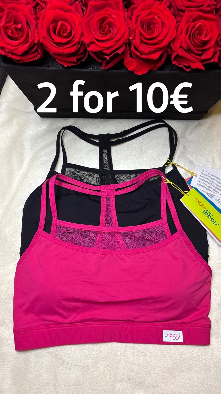 2x Sloggi sport BH's - Maat 70C