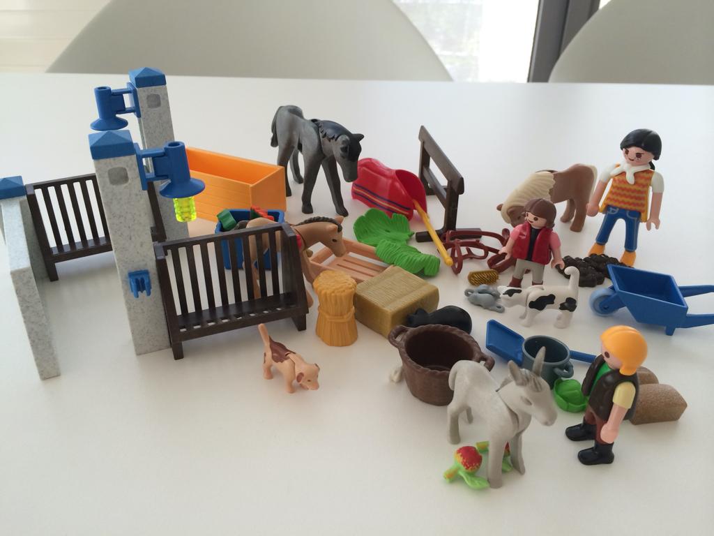 Playmobil 4159 manege, Ophalen of Verzenden, Gebruikt, Complete set