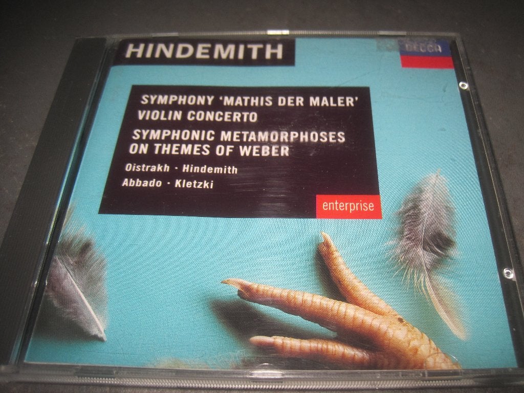 David Oistrakh Viool Hindemith Violin Concerto ea op Decca, Ophalen of Verzenden, Classicisme, Zo goed als nieuw, Kamermuziek