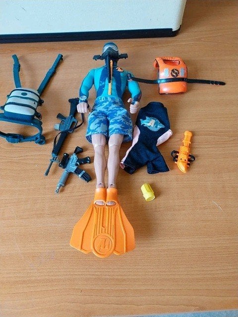 Action man sportman avonturier, Ophalen of Verzenden, Zo goed als nieuw