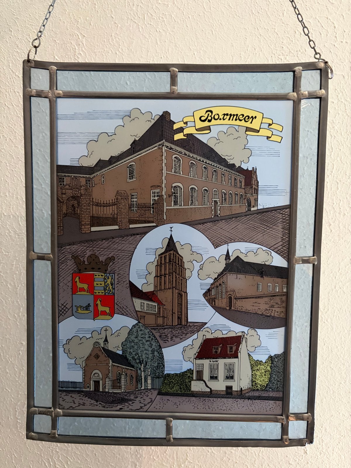 Glas-in-lood raamhanger Boxmeer, Ophalen