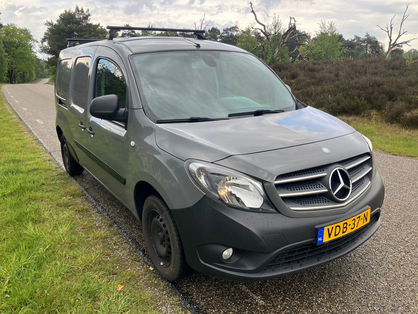 Mercedes Citan 111cdi 6-bak Marge 2017, Auto's, Bestelauto's, Bedrijf, Diesel, Euro 6, Handgeschakeld, Zilver of Grijs, Voorwielaandrijving
