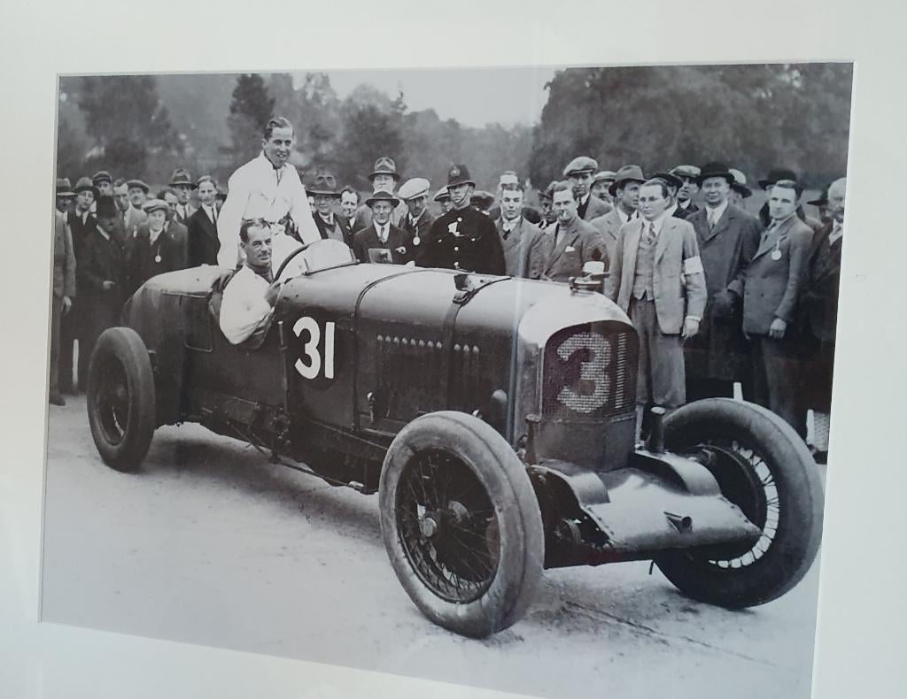 12 oktober 1929, winnende Bentley 500 mijl race Brooklands., Verzenden, Zo goed als nieuw, Auto's