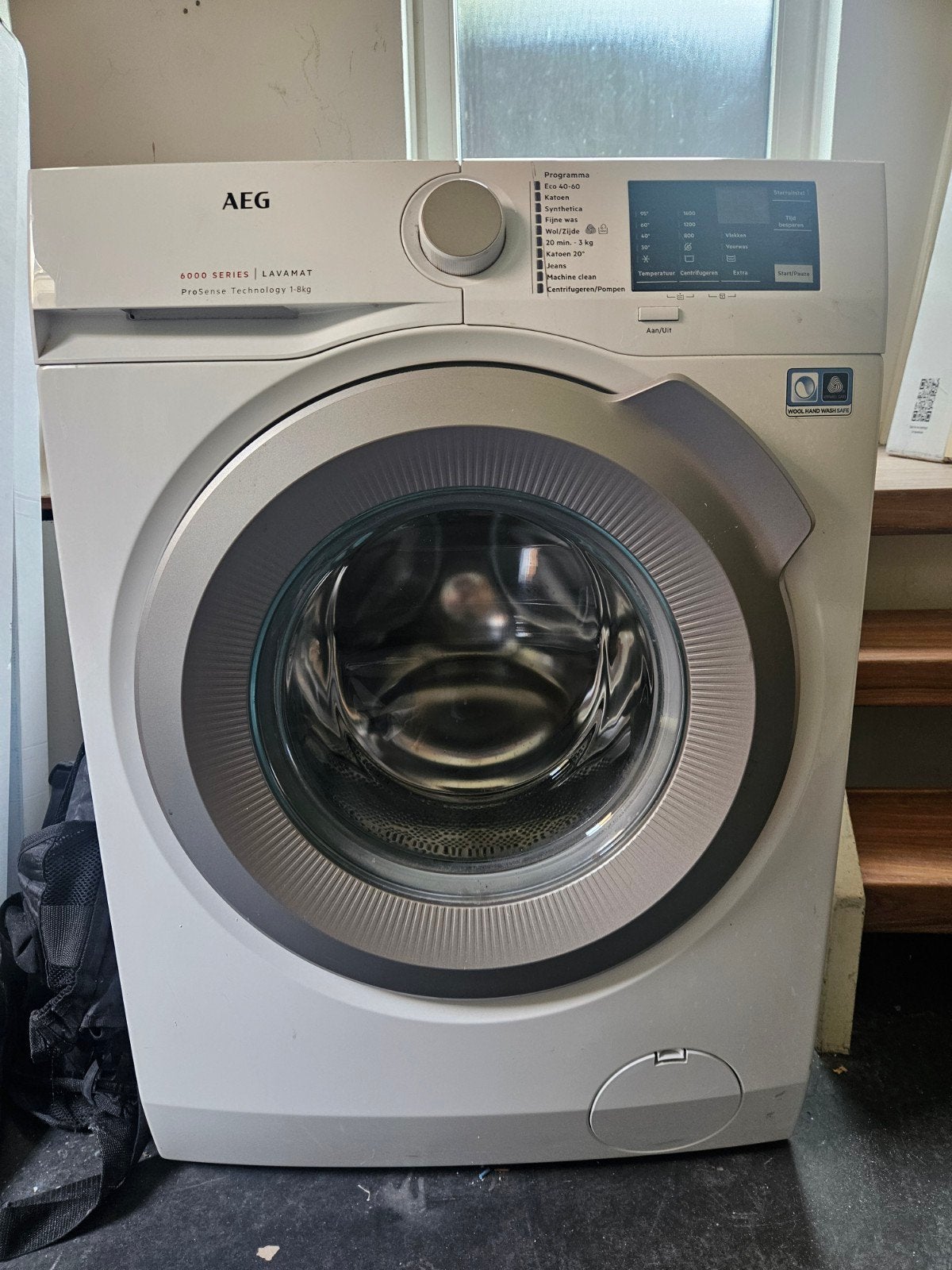 AEG Lavamat 6000 Series Wasmachine - 8 kg, 6 tot 8 kg, Ophalen, Gebruikt, Voorlader