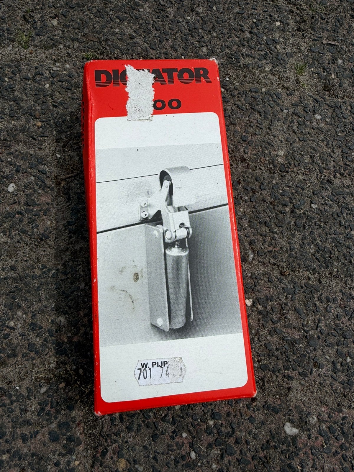 NIEUW Dictator 1000 deuropvanger met haak, Ophalen, Zo goed als nieuw, Rvs, Slot
