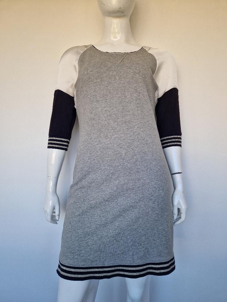 Anna Blue jurk. Maat 42, Grijs/zwart, Kleding | Dames, Jurken, Nijmegen, Anna Blue, Ophalen of Verzenden, Zo goed als nieuw
