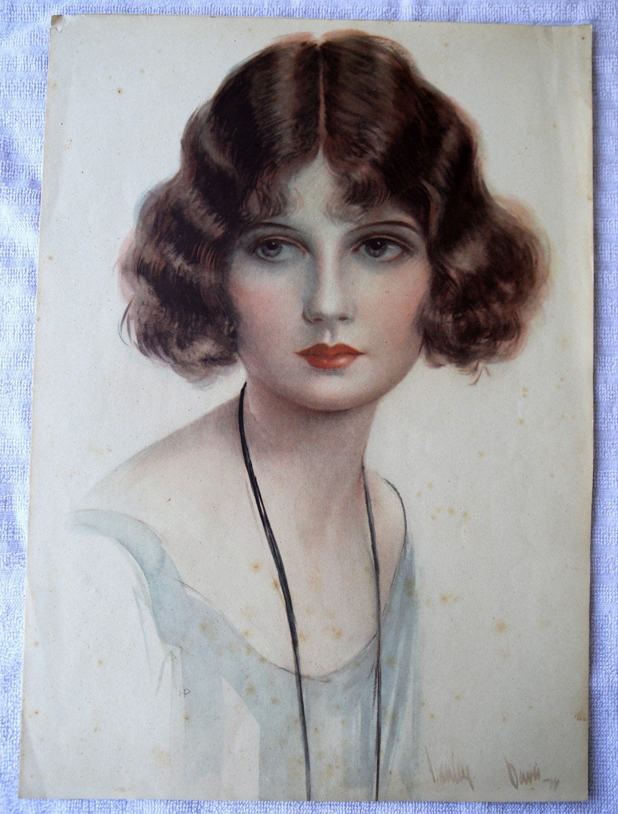 Originele Art Deco litho 'Seventeen' – Hartley Davis, 1924, Ophalen of Verzenden