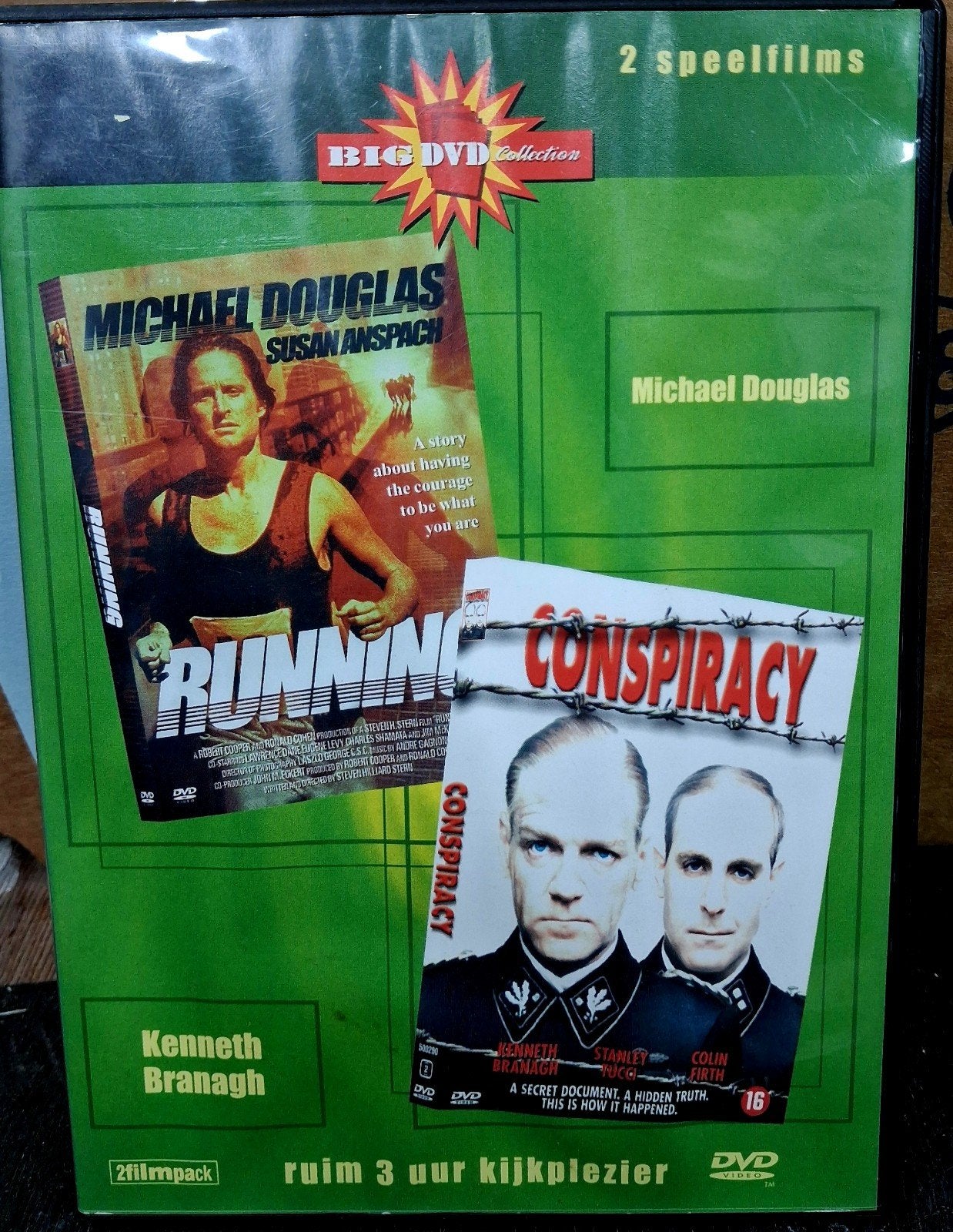 Running / Conspiracy - 2 speelfilms DVD, Vanaf 16 jaar, Nederlands, Ophalen of Verzenden, Inclusief doosje