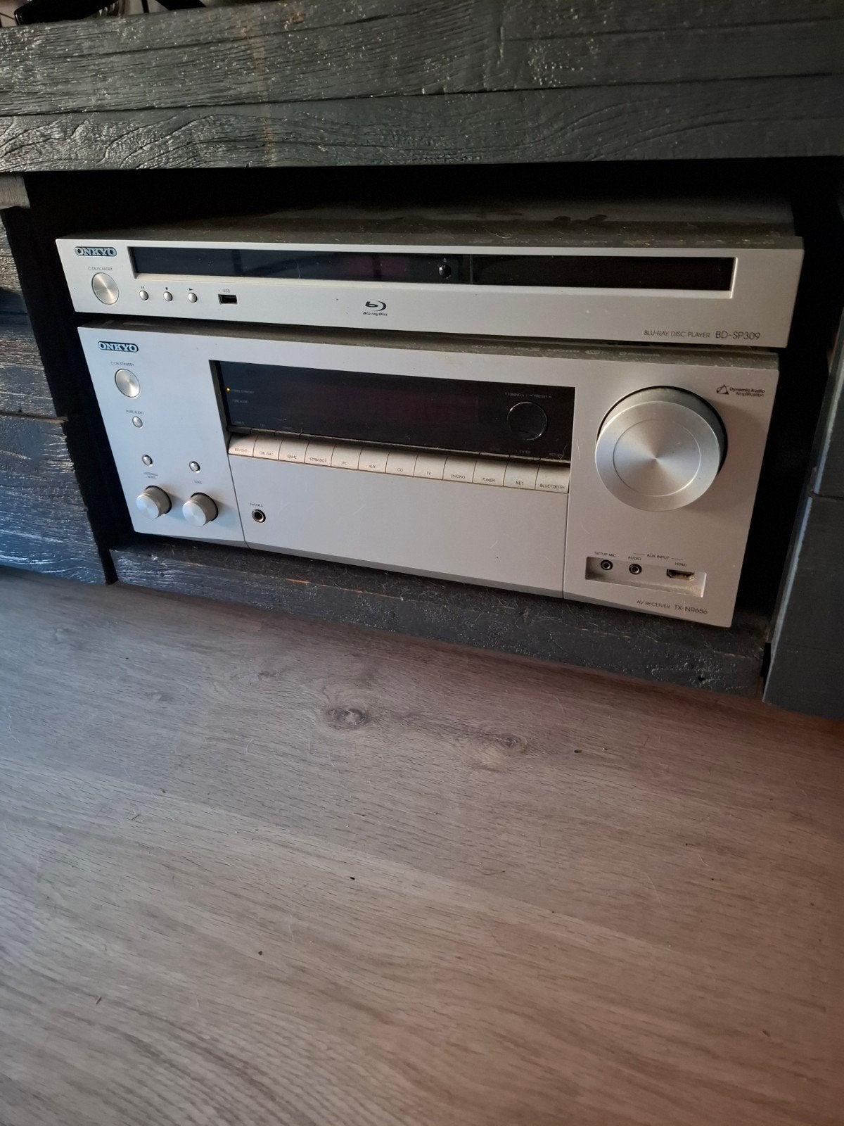 onkyo reciever TX-NR 656 Z.g.a.n, Ophalen, Zo goed als nieuw, 120 watt of meer, Onkyo