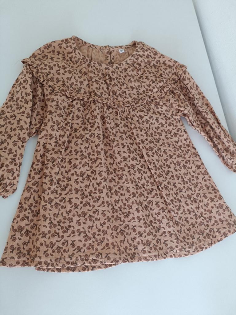 Schattig bloemenjurkje maat 86, Kinderen en Baby's, Babykleding | Maat 86, Meisje, Jurkje of Rokje, Ophalen of Verzenden, Zo goed als nieuw