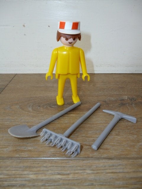Vintage Playmobil Straatveger, Ophalen of Verzenden, Gebruikt