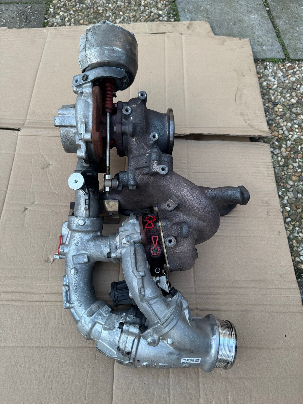 Bi Turbo VW Audi 03N145722E ZJ5036845700457 B03BV35-150A, Ophalen, Gebruikt, Volkswagen