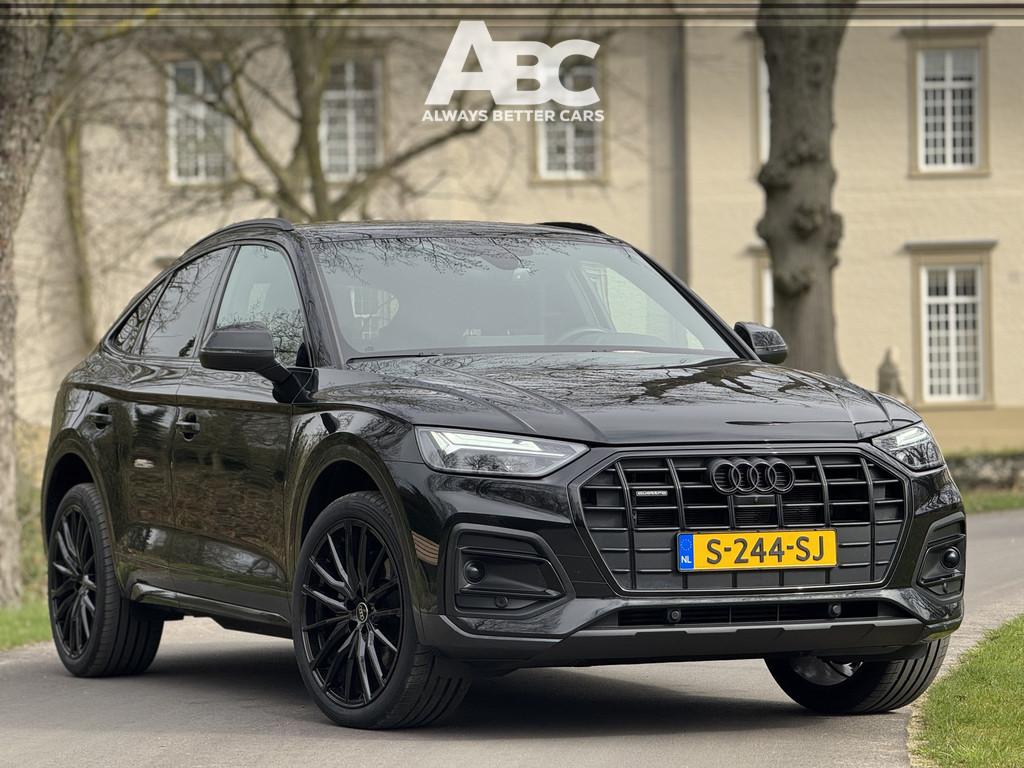 Audi Q5 Sportback 50 TFSI e S Quattro Competition 21", Automaat, Gebruikt, 4 cilinders, Zwart