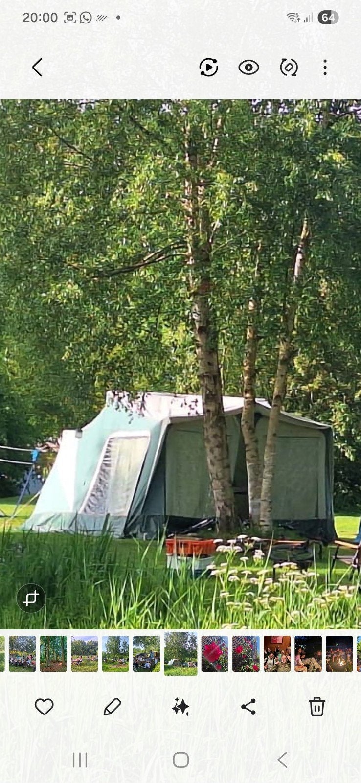 Vouwwagen Trygano Odysee, Caravans en Kamperen, Ophalen, Trigano, Aanwezig, Tot en met 6