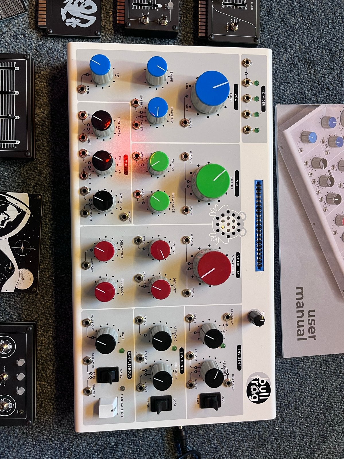 Erica Synths x Richie Hawtin Bullfrog Eurorack Synthesizer, Muziek en Instrumenten, Synthesizers, Ophalen of Verzenden, Gebruikt