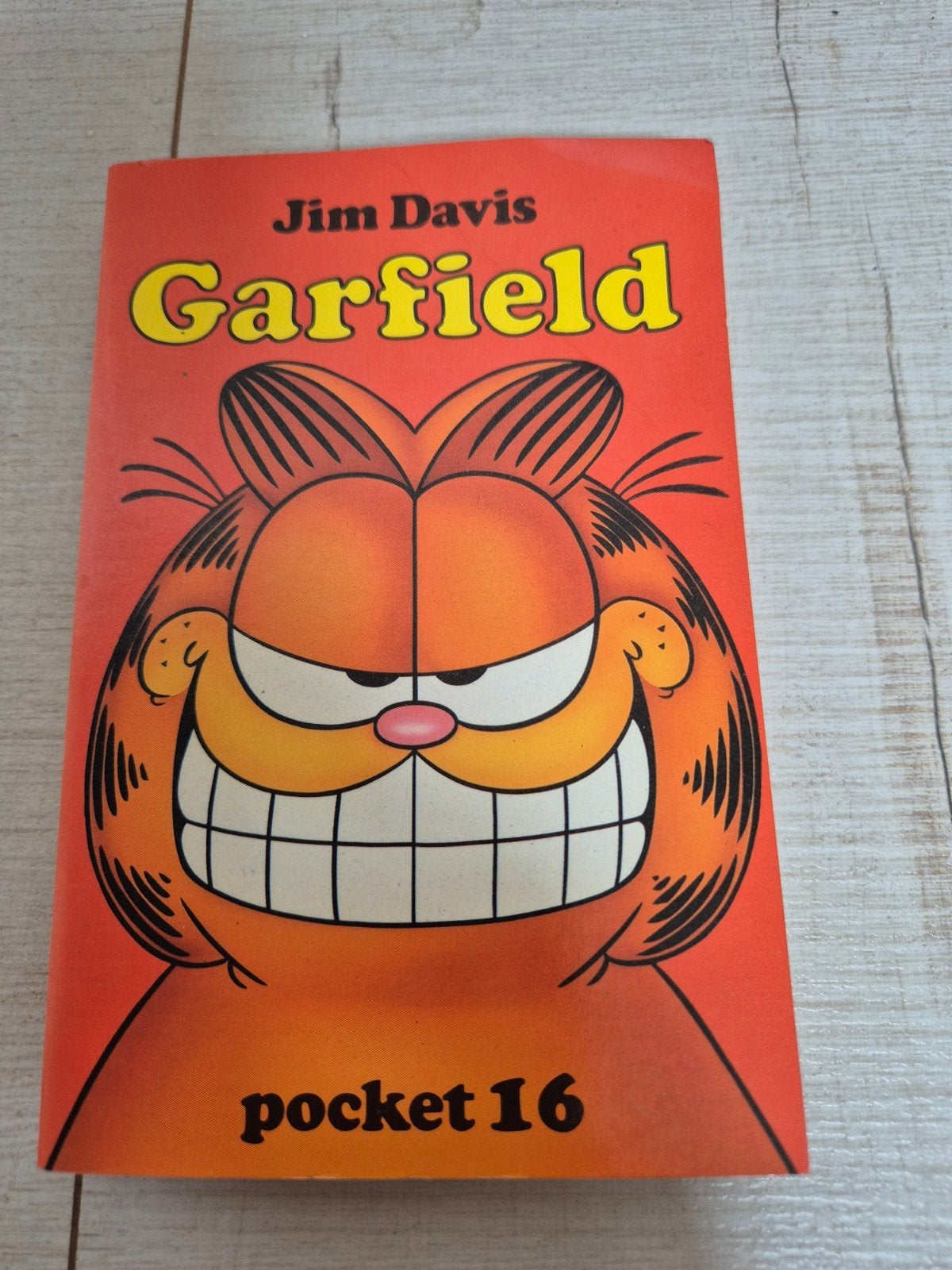 Garfiels Stripboek pocket 16, Jim Davis, Eén stripboek, Ophalen, Zo goed als nieuw, Jim Davis