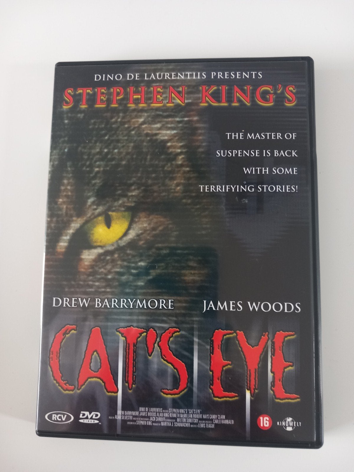 Stephen King's Cat's Eye DVD - Horrorfilm, Vanaf 16 jaar, Ophalen of Verzenden, Zo goed als nieuw, Overige genres