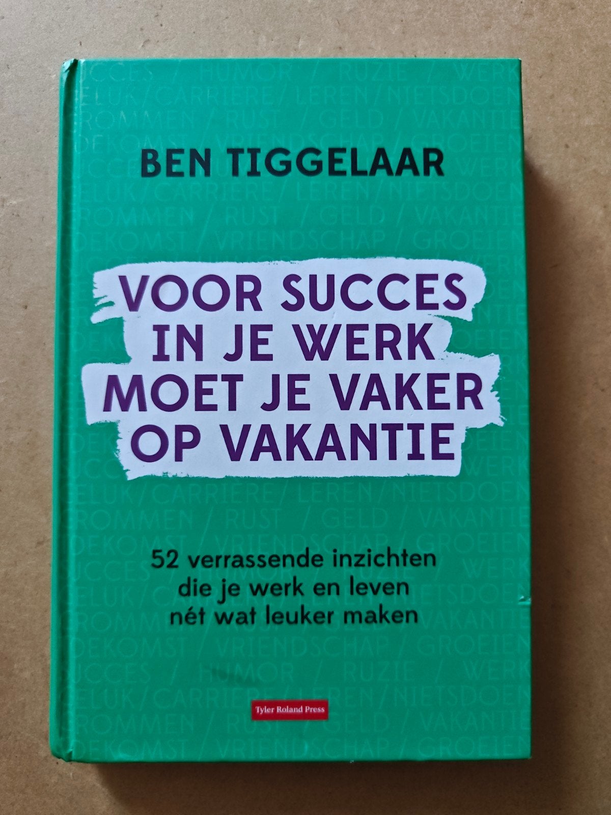 Voor Succes In Je Werk Moet Je Vaker Op Vakantie B tiggelaar, Ophalen of Verzenden
