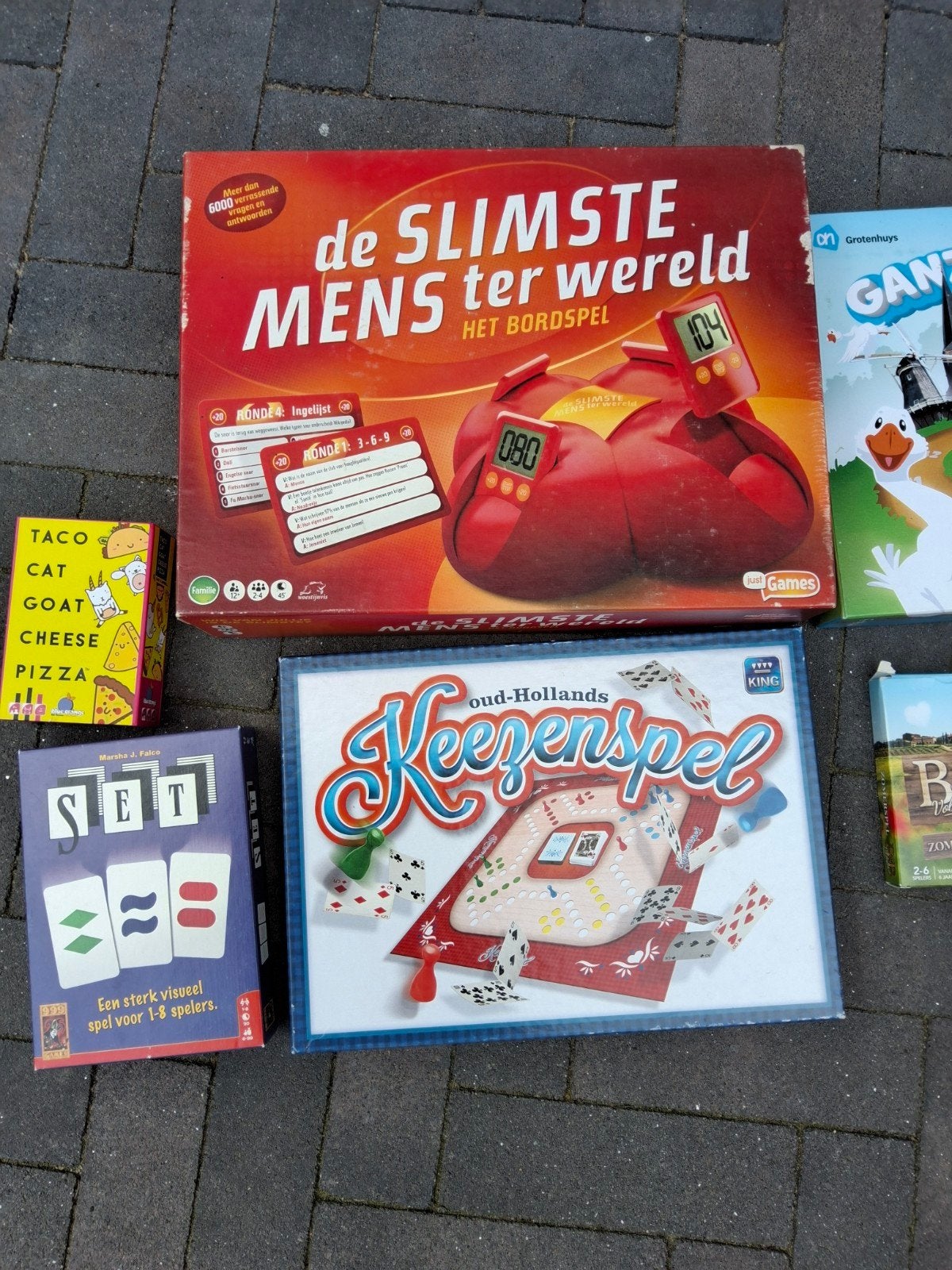 SPELLETJES, Ophalen