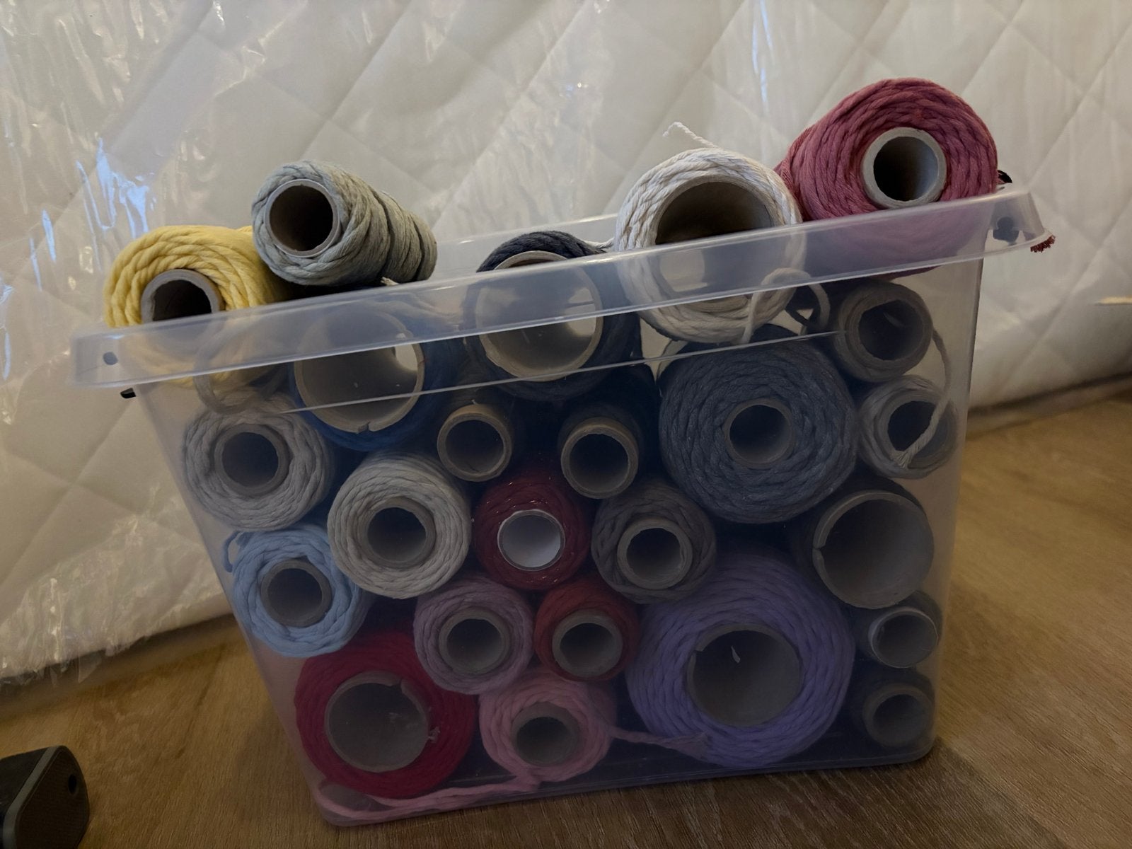 Foto 4 van Macrame garen diverse kleuren en rollen