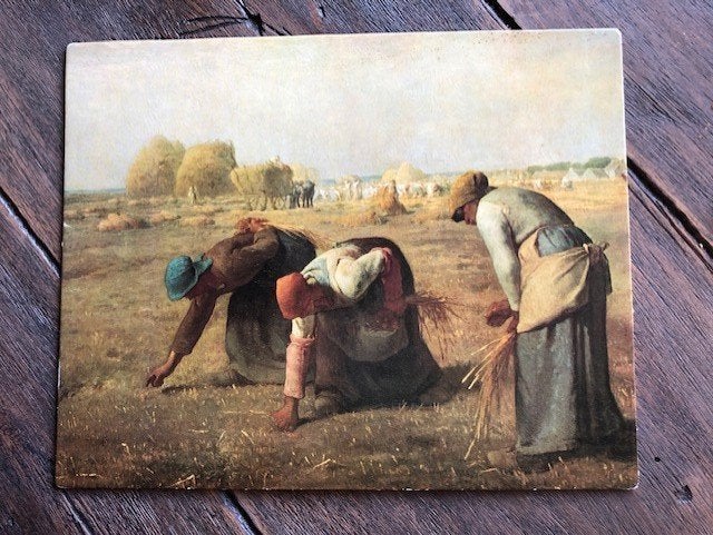 Prent de arenleesters van jean francqois millet (1814-1875), Ophalen of Verzenden, Zo goed als nieuw, Voor 1940, Prent