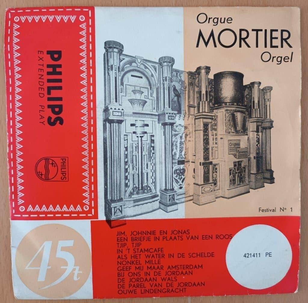 Orgue Mortier Orgel  (EP Philips 421 411), Fotohoes, 7 inch, Ophalen of Verzenden, Zo goed als nieuw