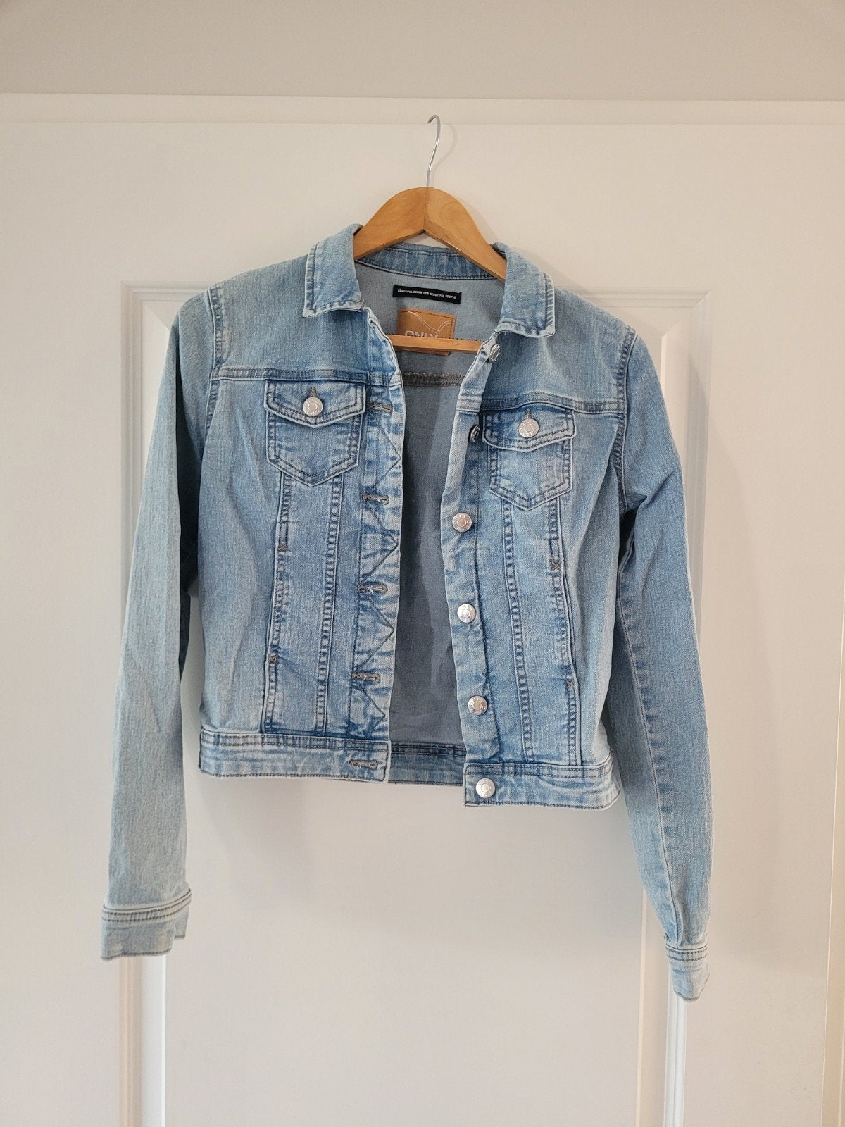 Spijkerjasje maat XS, Blauw, Ophalen of Verzenden, Maat 34 (XS) of kleiner, Onbekend