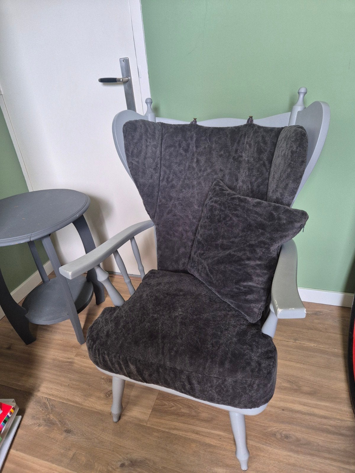 Retro stoel/fauteuil - ideaal als voorlees/voedingsstoel, Ophalen, Gebruikt, 75 tot 100 cm, 50 tot 75 cm