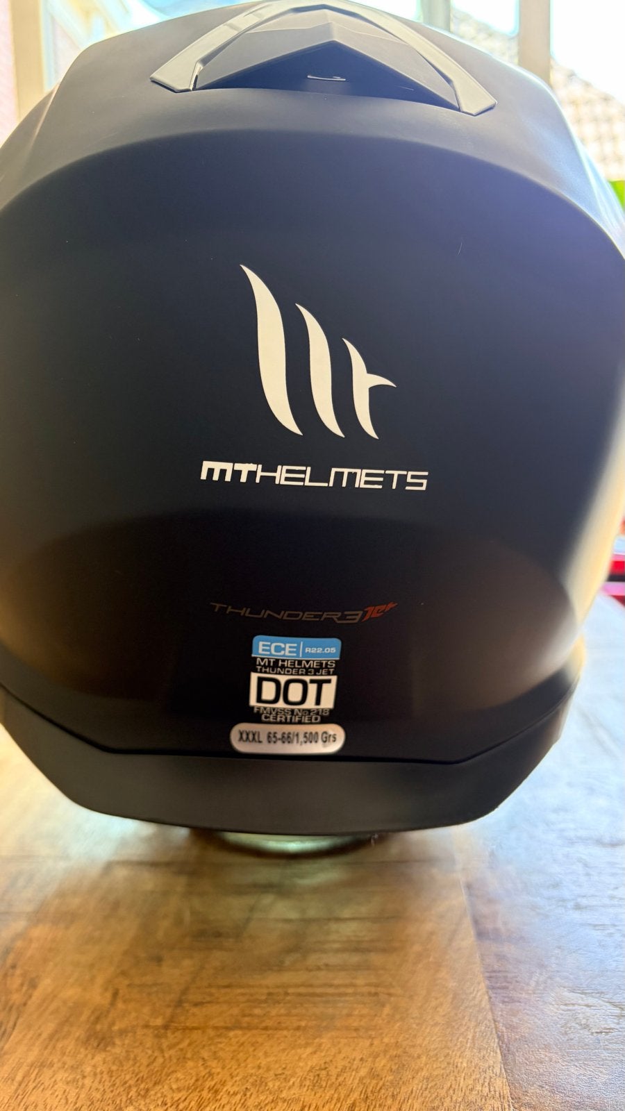 MT Helmets Thunder 3 Jethelm - Zeer goede staat, Overige merken, Jethelm, Ophalen of Verzenden, 3XL of groter