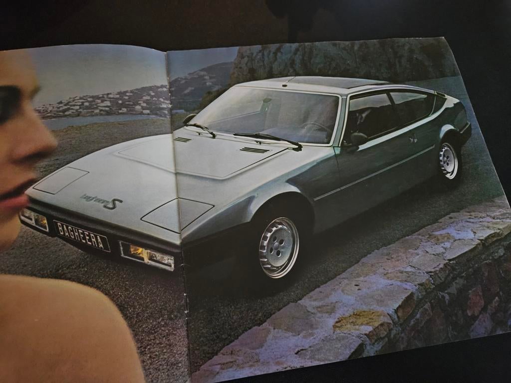 Brochure Matra Simca Bagheera 1976, Ophalen of Verzenden, Zo goed als nieuw, Overige merken