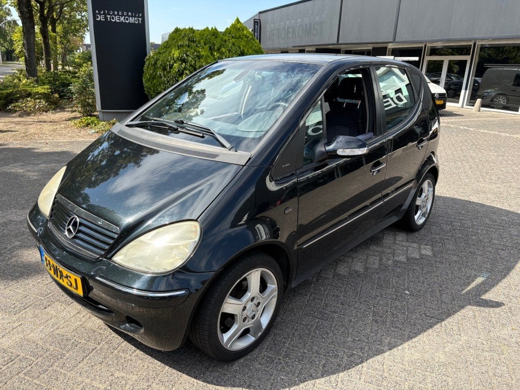 Mercedes-benz A-KLASSE 140 Elegance  Apk 01-2027  / Airco /, Auto's, 15 km/l, Zwart, Bedrijf, Handgeschakeld