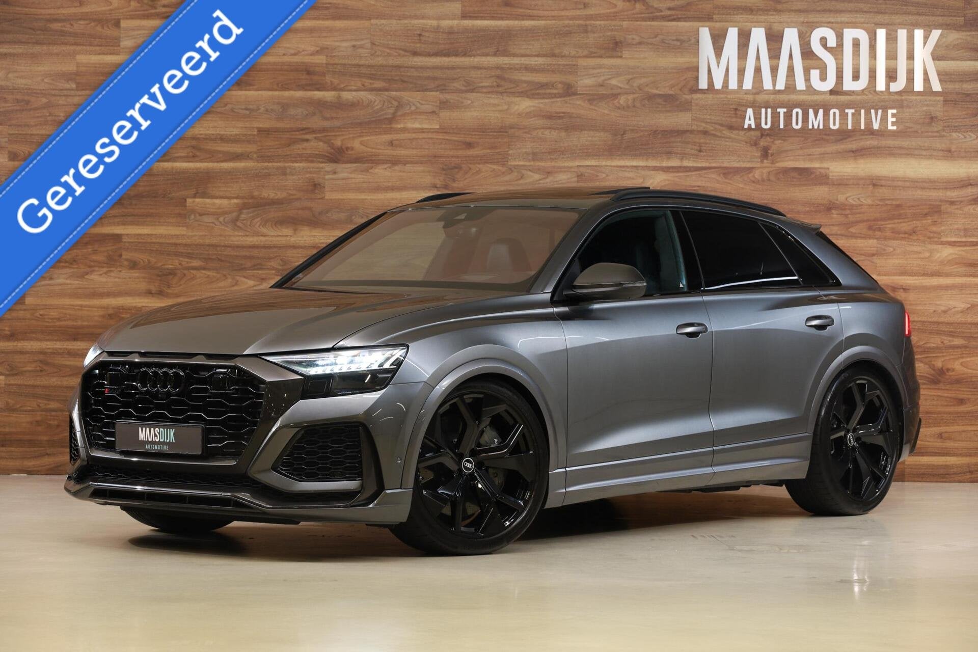 Audi RSQ8 4.0 TFSI Dynamic+|Pano|B&O|Carbon|Massage|Milltek|, Auto's, Dealer onderhouden, Gebruikt, 600 pk, Leder