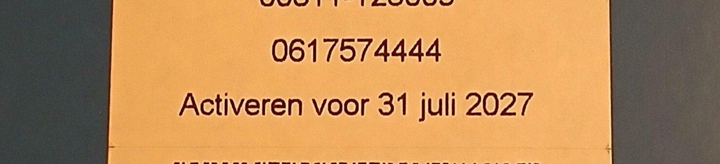 MOOI NUMMER 0617574444, Telecommunicatie, Ophalen of Verzenden, Nieuw, KPN, Simkaart