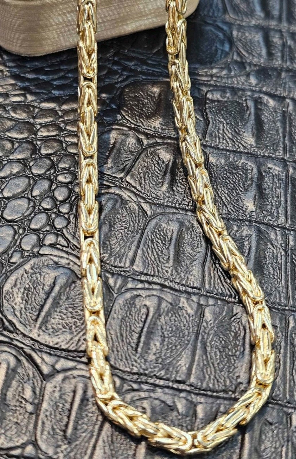 Prachtige 14k gouden Koningsketting 65cm  17.5 gram, Sieraden, Tassen en Uiterlijk, Kettingen, Ophalen of Verzenden, Nieuw, Goud