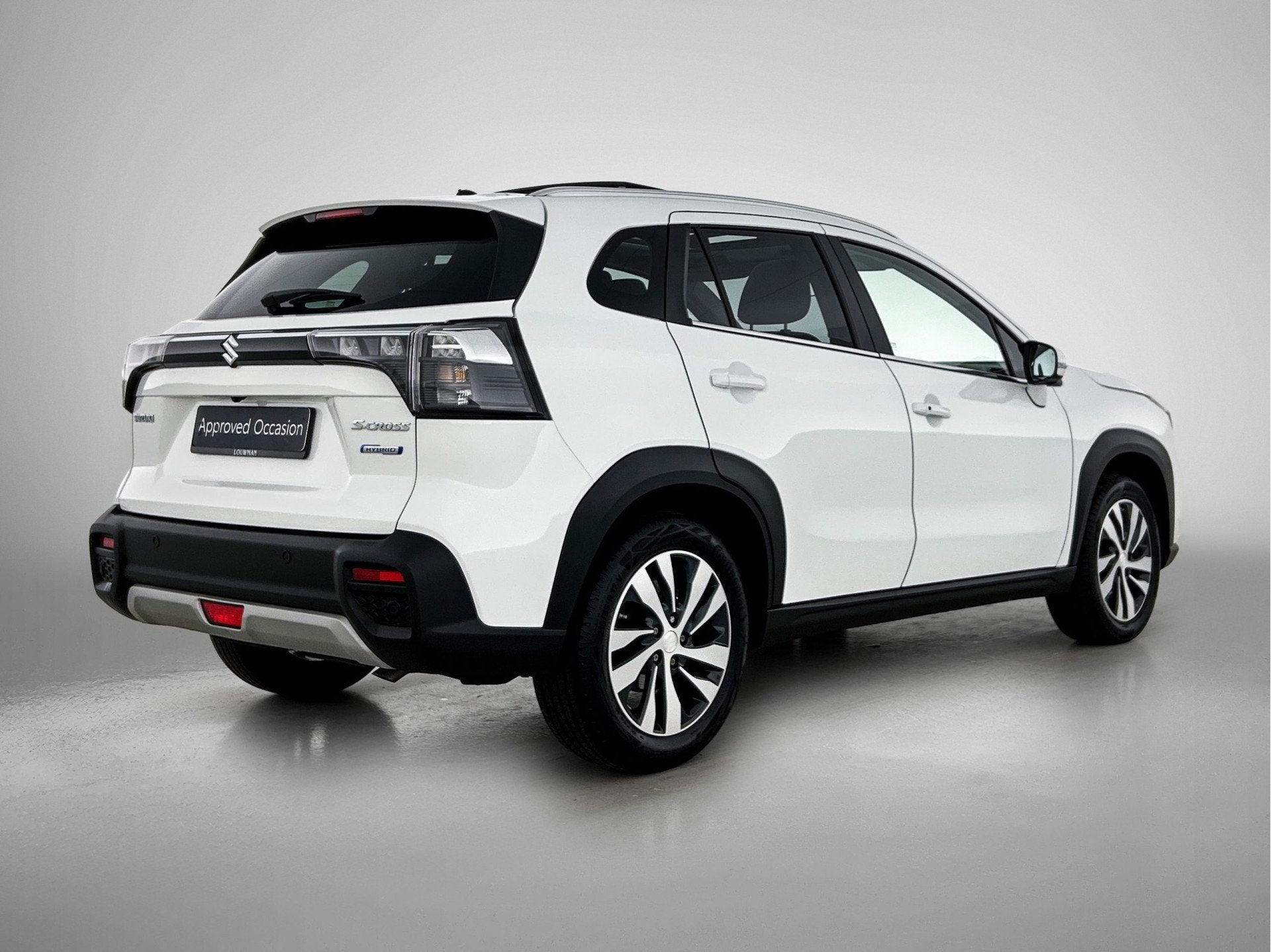 Suzuki S-Cross 1.4 Boosterjet Style Smart Hybrid | Panorama, Auto's, Verwarmde buitenspiegels, Gebruikt, 4 cilinders, Wit