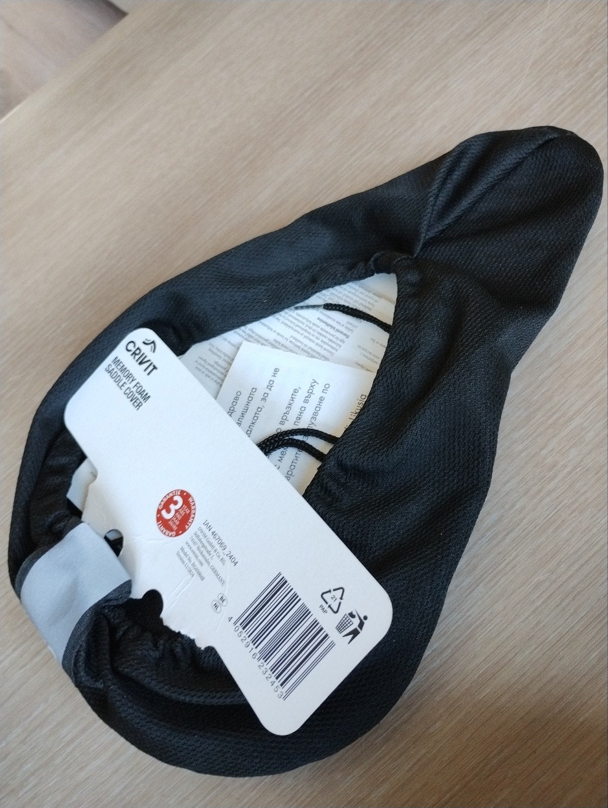 Crivit Memory Foam Zadelhoes - Nieuw, Ophalen of Verzenden, Nieuw, Crivit