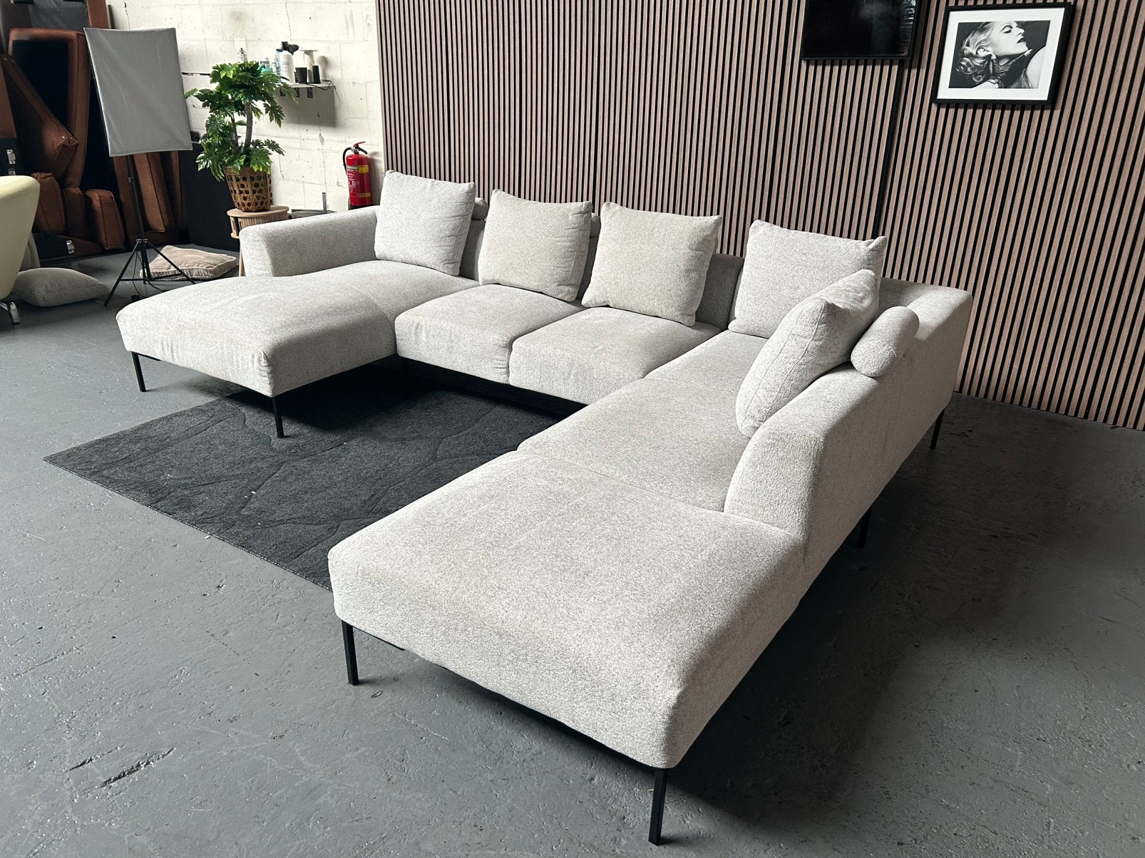 GRATIS LEVERING Montel Sava U-Bank 330X260 GEREINIGD, 300 cm of meer, Ophalen of Verzenden, Zo goed als nieuw, Vierpersoons of meer