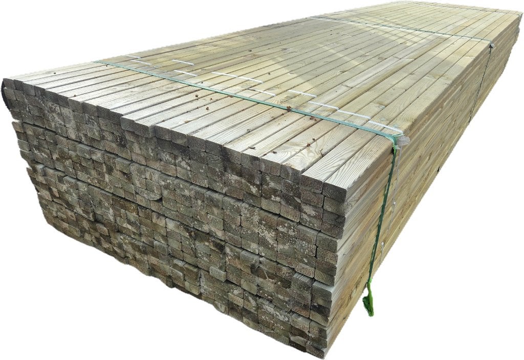 Latten 28x45 mm - geïmpregneerd, Ophalen, Planken, Nieuw, Hardhout
