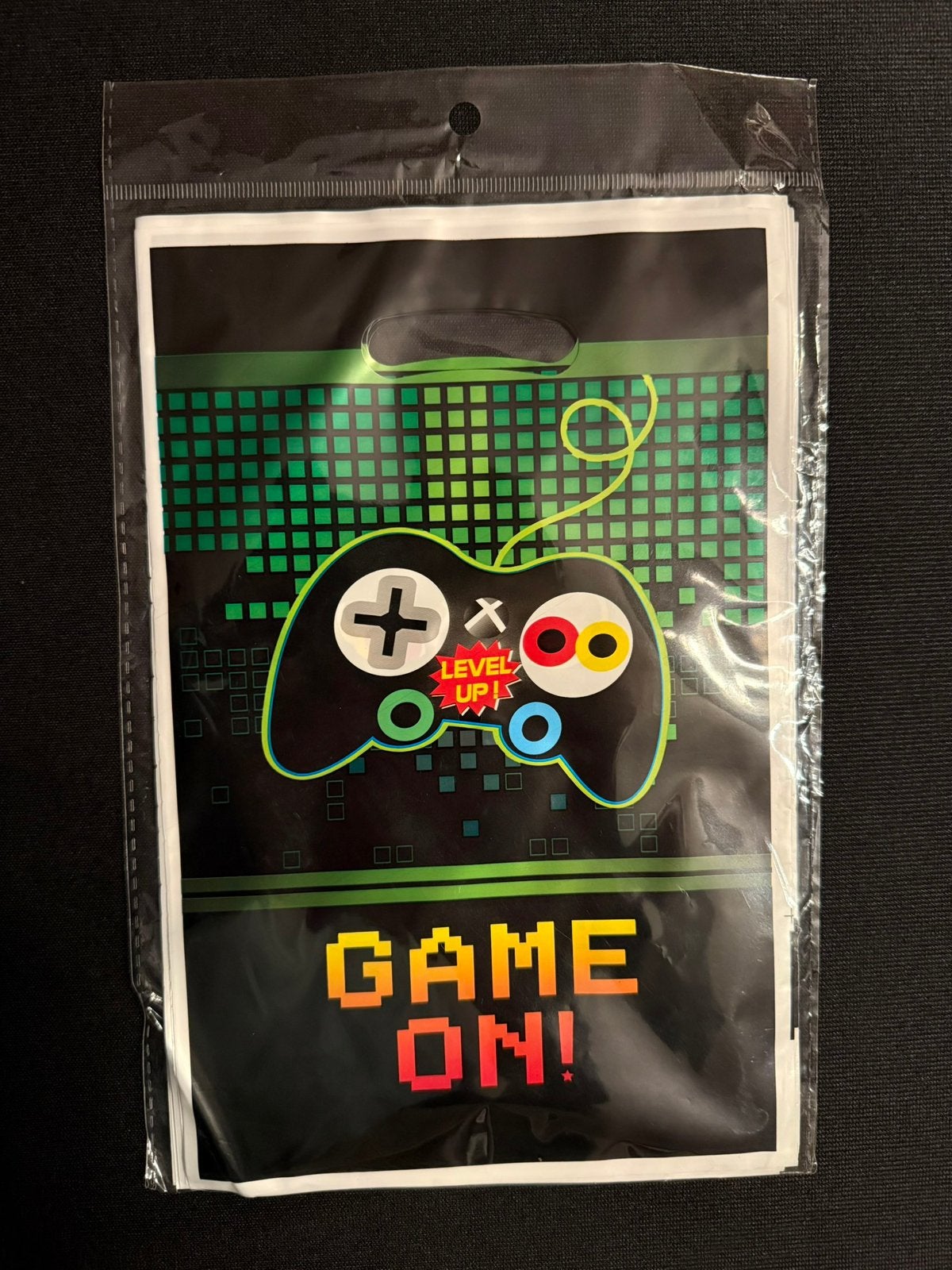 Game on traktatie zakjes / uitdeel tasjes, Ophalen of Verzenden, Nieuw, Feestartikel, Verjaardag