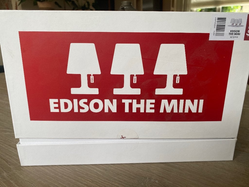 Fatboy edison the mini 3x, Art deco, Fatboy, Zo goed als nieuw, 15 cm