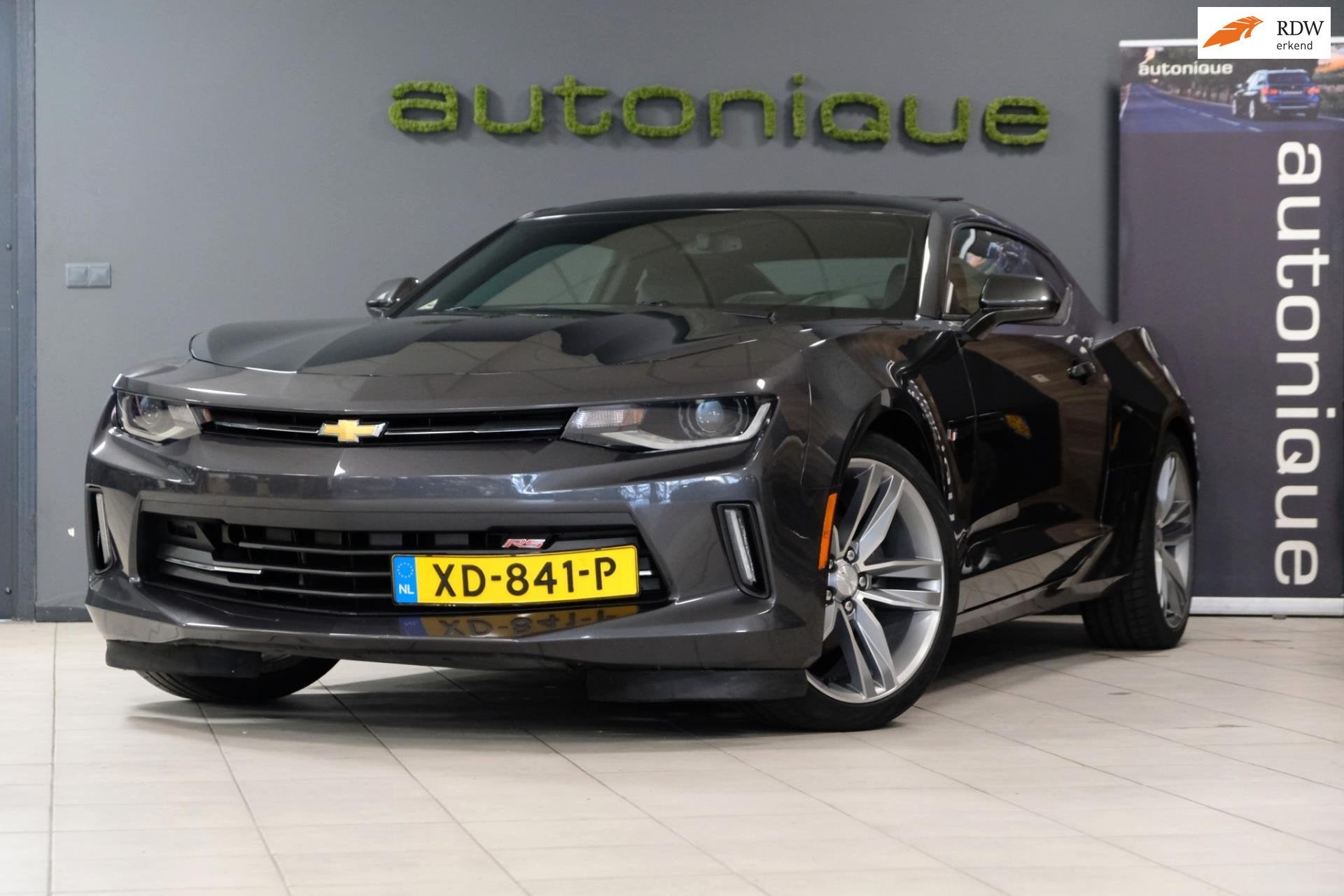 Chevrolet CAMARO RS V6 automaat 340pk Dealerauto/Facelift, Auto's, Automaat, Achterwielaandrijving, Gebruikt, 4 stoelen