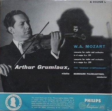 Arthur Grumiaux speelt Mozart Vioolconcerten ophalen 10 euro, Ophalen, Originele persing, Kamermuziek, Gebruikt